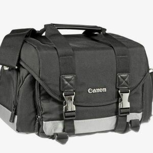 Canon EOS Pro Camera Bag-Black, Storage Pockets, Adjustable Padded Interior